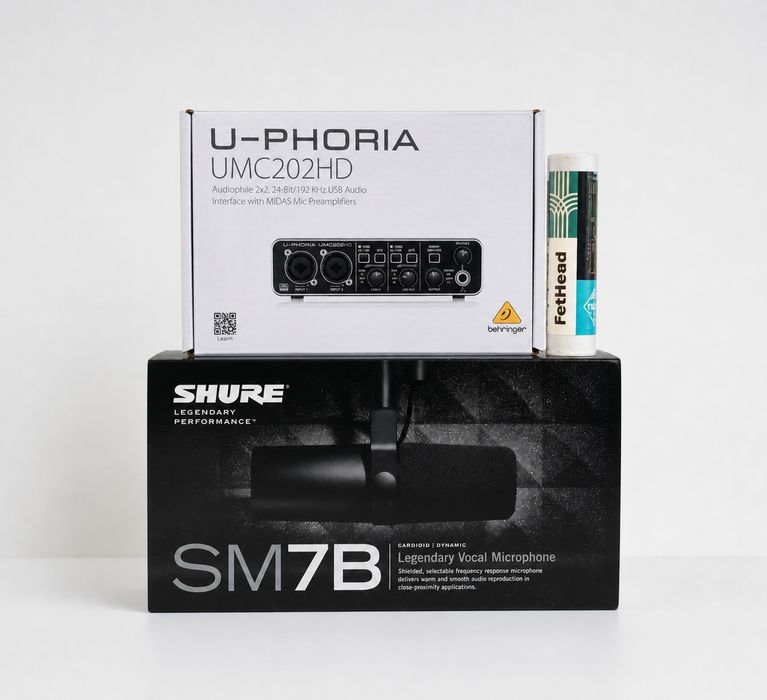 Shure SM7B / Behringer / FetHead