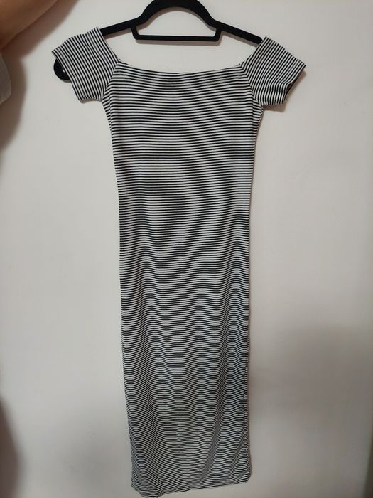Rochie lungă în dungi