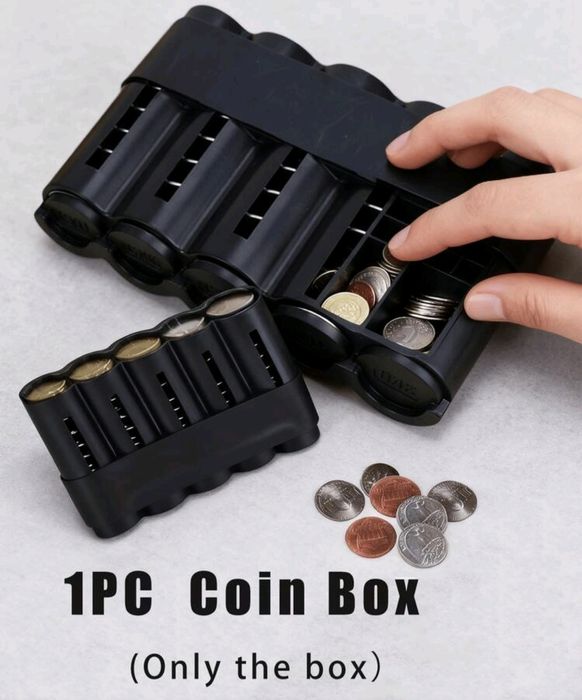 Многофункционален органайзер за евро монети 5-отделения