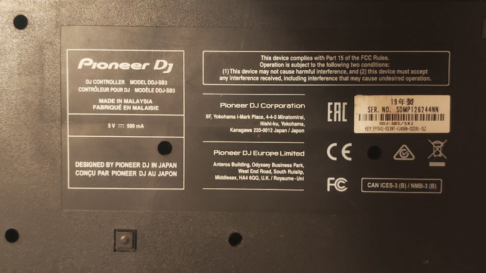 Consolă dj pioneer DDJ-SB3