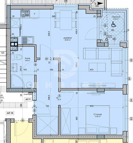Продава БЕЗ КОМИСИОНА двустаен апартамент