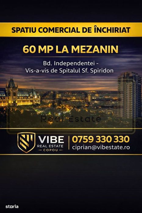 Spatiu de birou/comercial Bd. Independentei - Spiridon