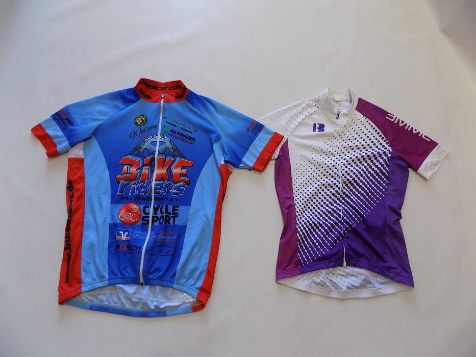 вело джърси bio racer/biemme тениска шосейно колоездене оригинал XL/M