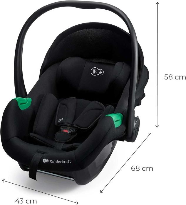 Столче за кола Kinderkraft MINK PRO 2 i Size 40 87 cm черно - НОВО