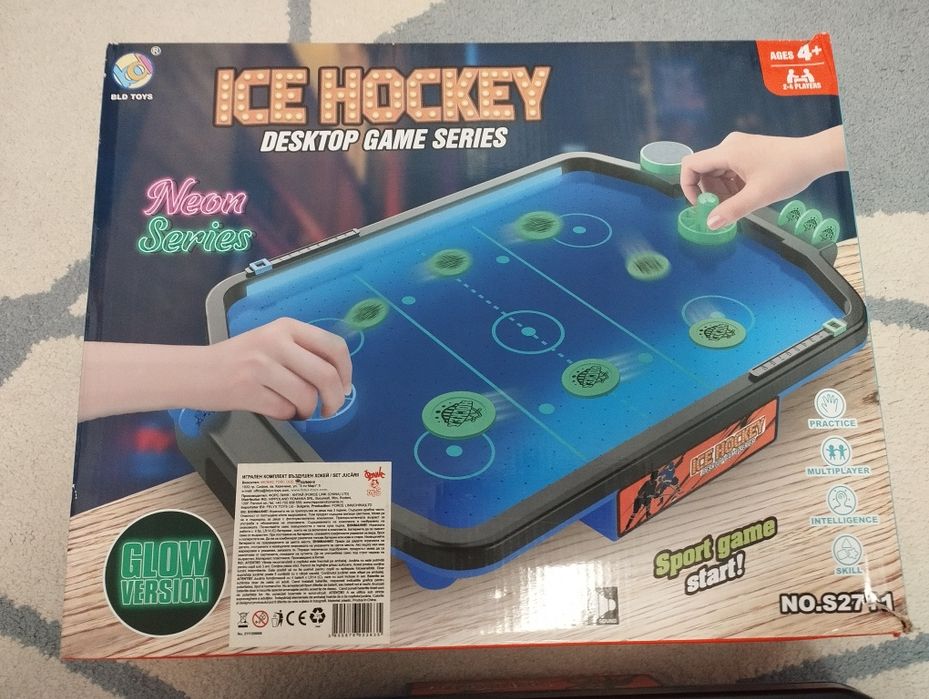 Детска игра въздушен хокей, Neon