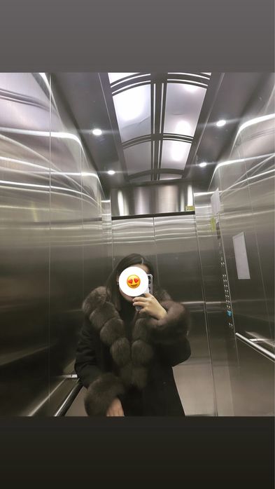 парка с мехом песца