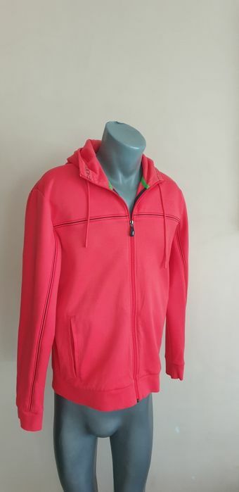 Hugo Boss Green Full Zip Mens Size L ОРИГИНАЛ! Мъжки Суичер!