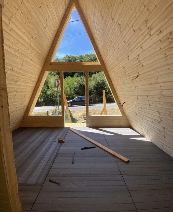 Vand cabane A frame