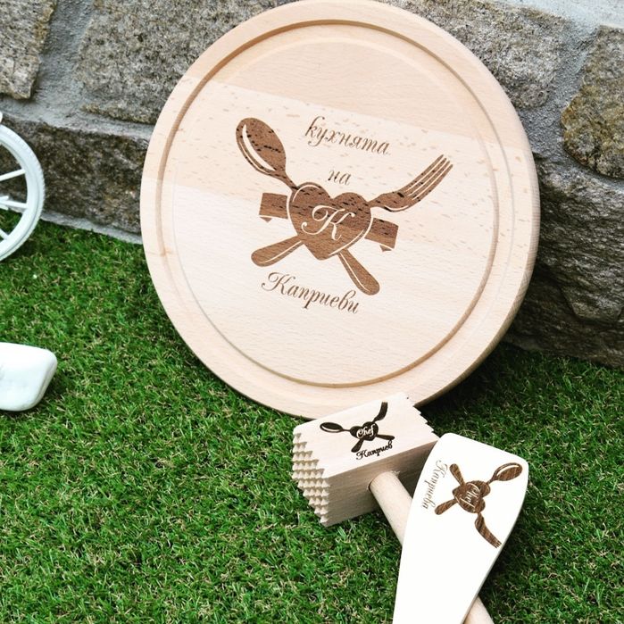 Гравирана дъска за рязане