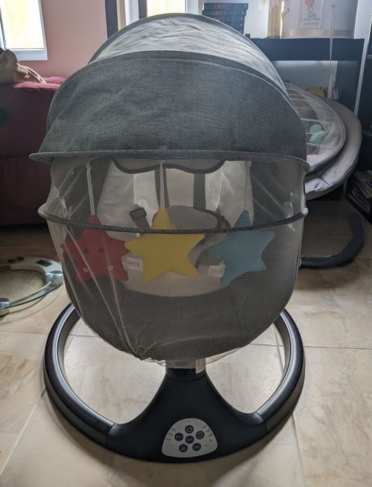 Leagăn electric multifuncțional pt bebe