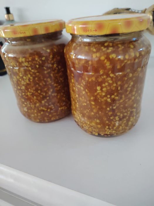 Vand pachet imunitate 4 borcane miere, 2 cu polen si 2 miere simpla