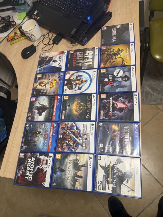 Игры на дисках для PS4 и 5