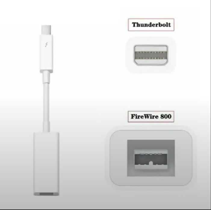 Firewire 800 dan thunderboltga