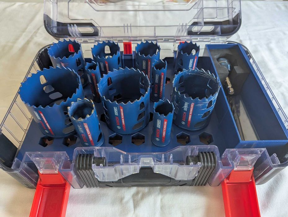 Set carote carbura Bosch Expert ToughMaterial 20-76 mm 14 piese