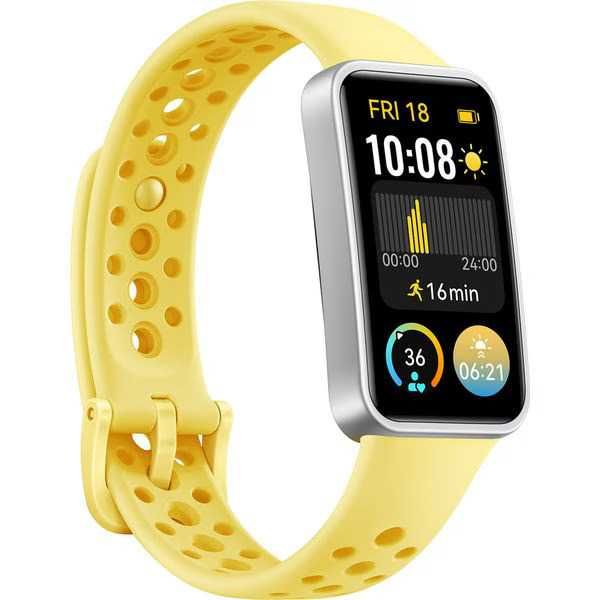 Bratara fitness Huawei Band 9 White White, Pink, Yellow noua sigilata