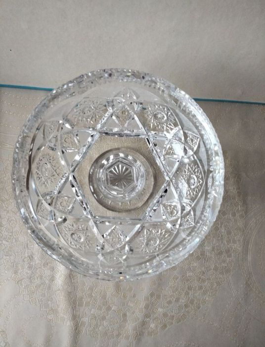 Fructieră din cristal