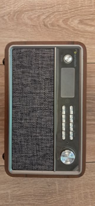 Radio cu ceas Sunstech, bluetooth, usb, card, auxiliar