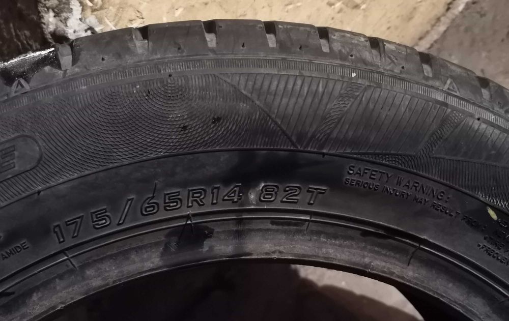 Продавам 2 броя летни гуми 175.65.14 на 1 сезон дот 2021 Falken