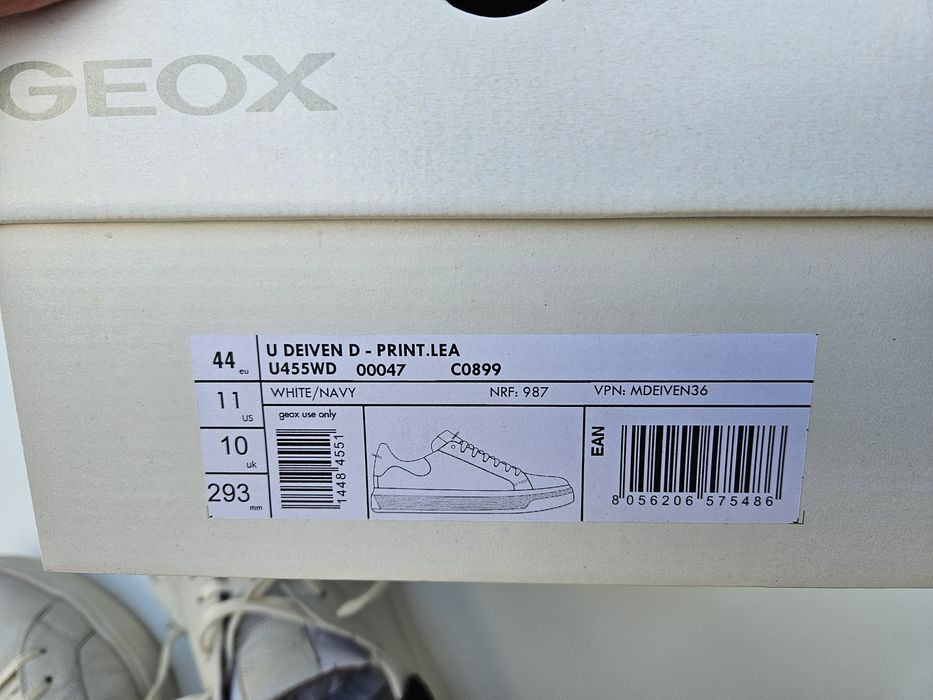 Geox deiven white navy