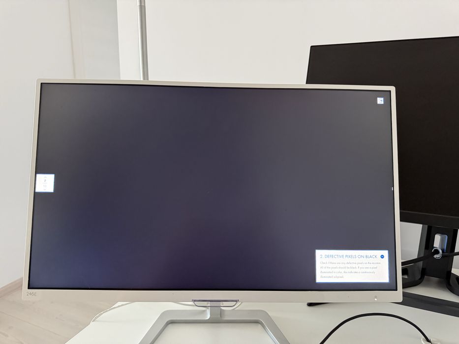 Monitor Philips   246E7QSWD 60-75hz white 24.5 inch"