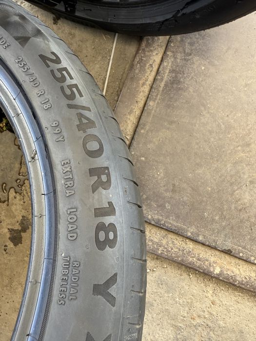4 Anvelope Vara 255/40/18 Goodyear & Continental