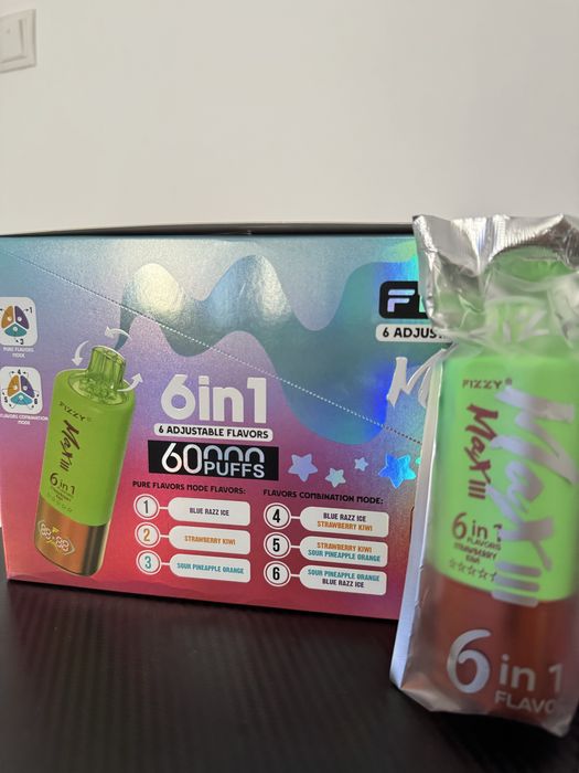 Vape 60,000 6in1 pachet 4 reincarcabil
