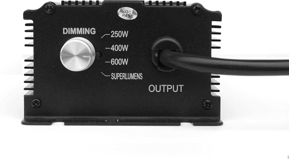 SunStream 600w HPS MH система за растения, капак с въздушно охлаждане