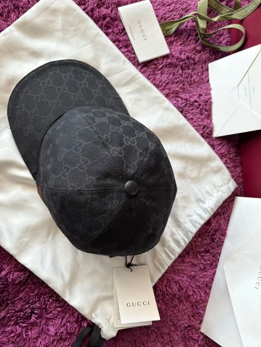 Sapca Gucci neagra originala nouă cu factura