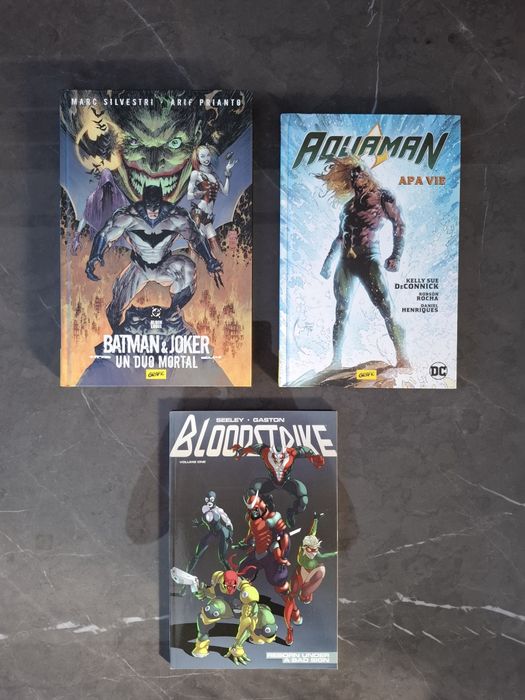 Benzi desenate Marvel comics, DC comics si Image in Engleză și Română