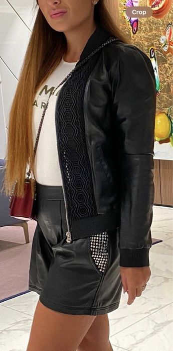 100% оригинално кожено яке Philipp Plein