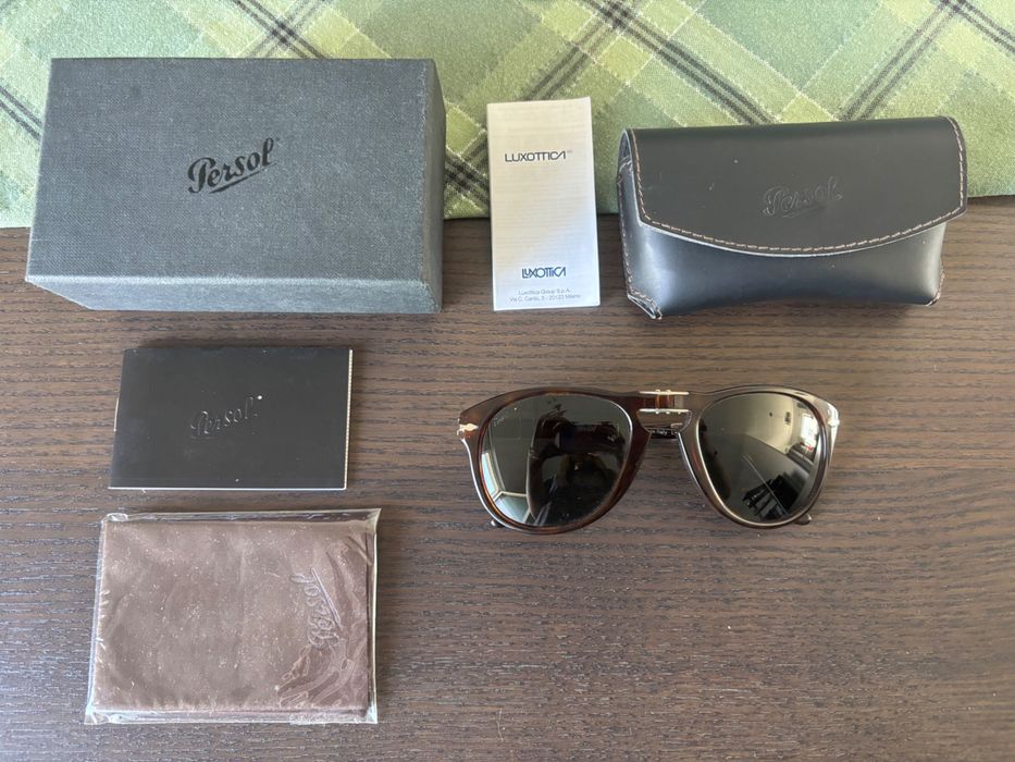 Persol PO714 Folding 24/31 Havana/Green Steve Mcqueen