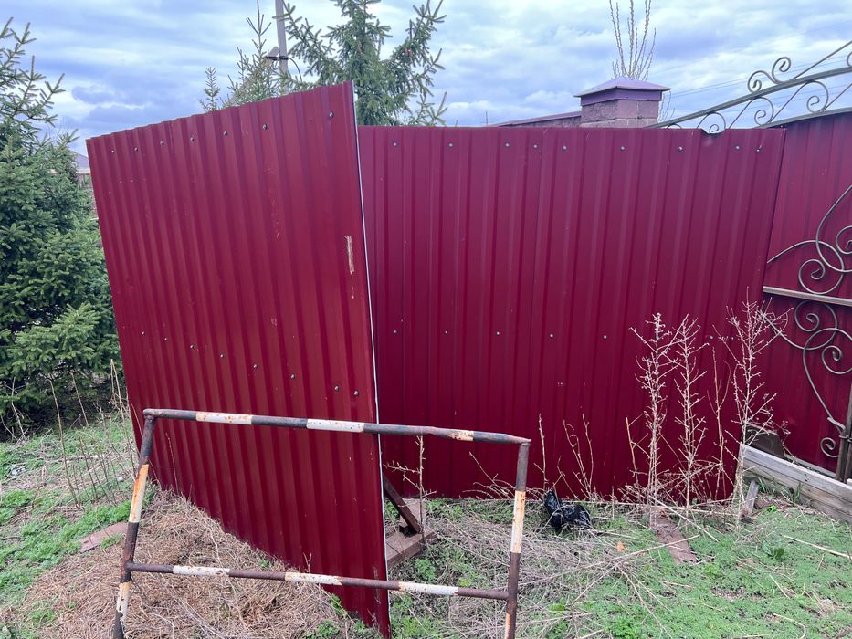 Профлист в рамке