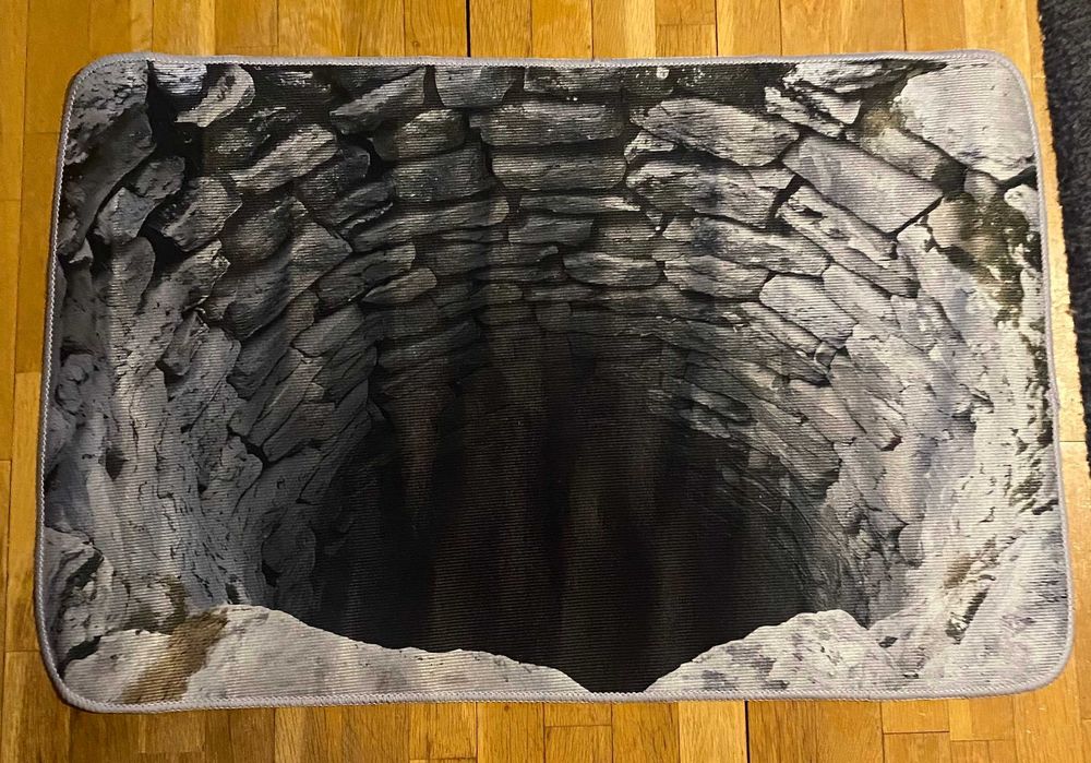 Килимче 50х80 с 3D оптична илюзия, има и др. мотиви