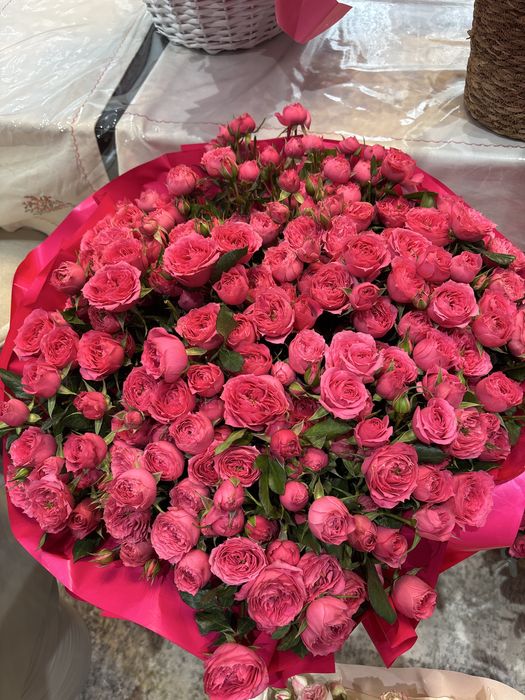 Свежий б/у букет цветы