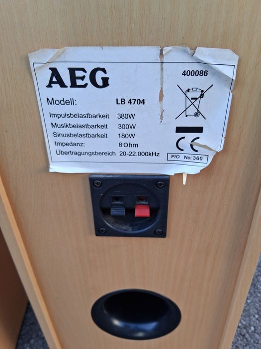 Amplificator Japon.Tehnics 250W-stereo -BOXELE AEG-separat -