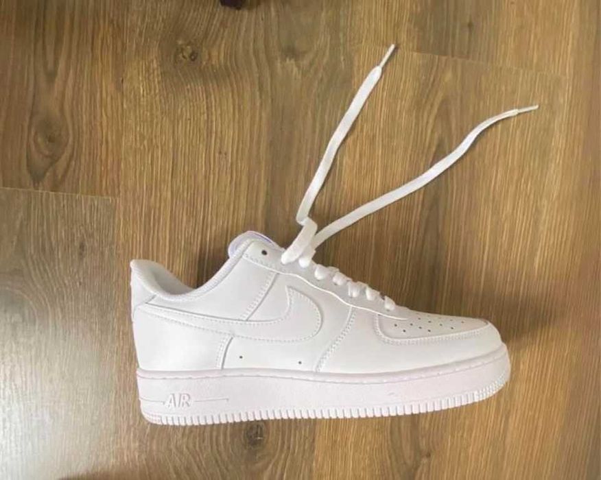 Adidasi Nike Air Force 1 unisex full white