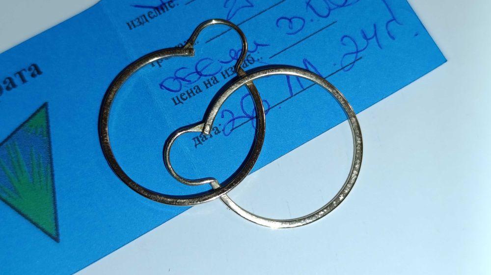 Колие и обеци-злато нови