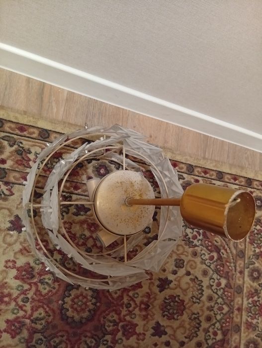 Люстра винтажная Искра, ссср