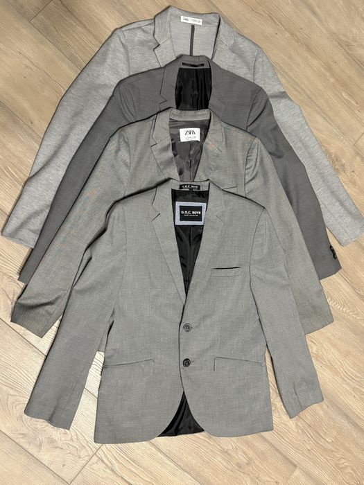 Школьная форма на мальчика, брюки, пиджаки, рубашки.