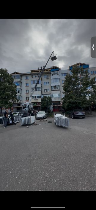 Servicii MACARA,tractari auto,lucrari la inaltime , inchirieri nacele Transport  AGABARITIC CONTAINERE ,12 metri
