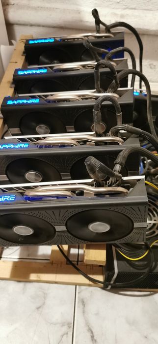Видео карта  РИГ Mining RIG 6 бр. x AMD rx580 sapphire