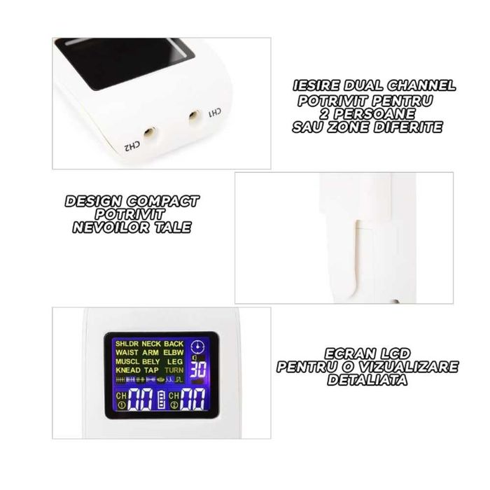 Aparat De Masaj Cu Electrostimulare (EMS), NOU