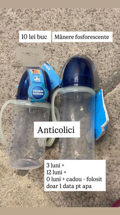 Suzete și biberoane noi canpol babies