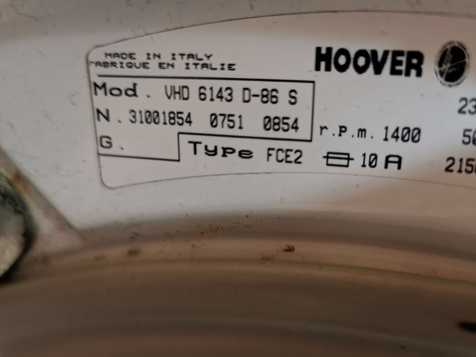 Пералня Hoover 6kg/1400