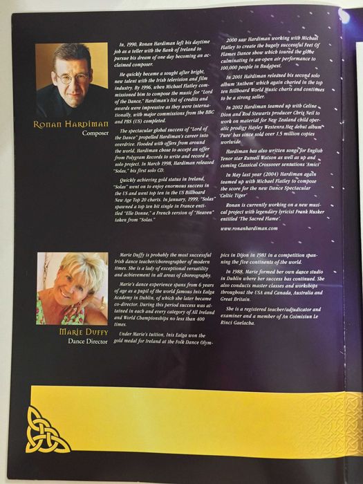 Michael Flatley’s Lord of the Dance програма и постер 2010