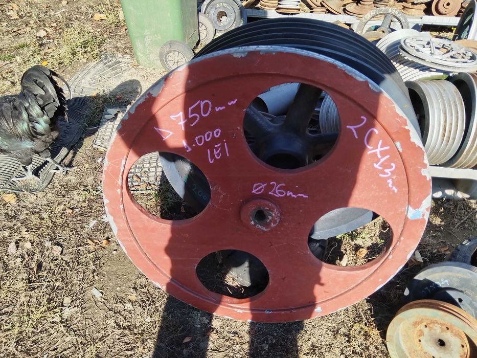 Fulie 75 cm aluminiu