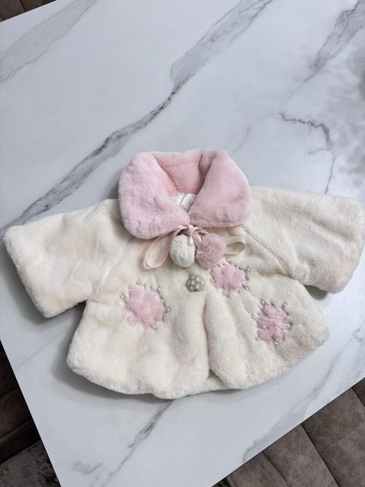 Детское мини шубка-накидка.