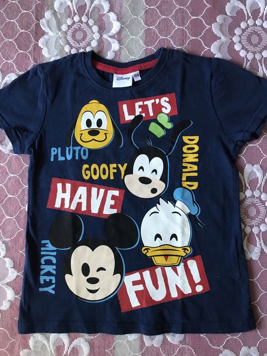 Set 6 Tricouri copii marimea 104/110 4-5 ani Disney Tom Jerry Dinozaur