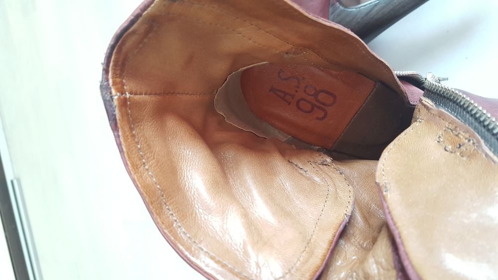 Botine, cizme piele AS 98, 37