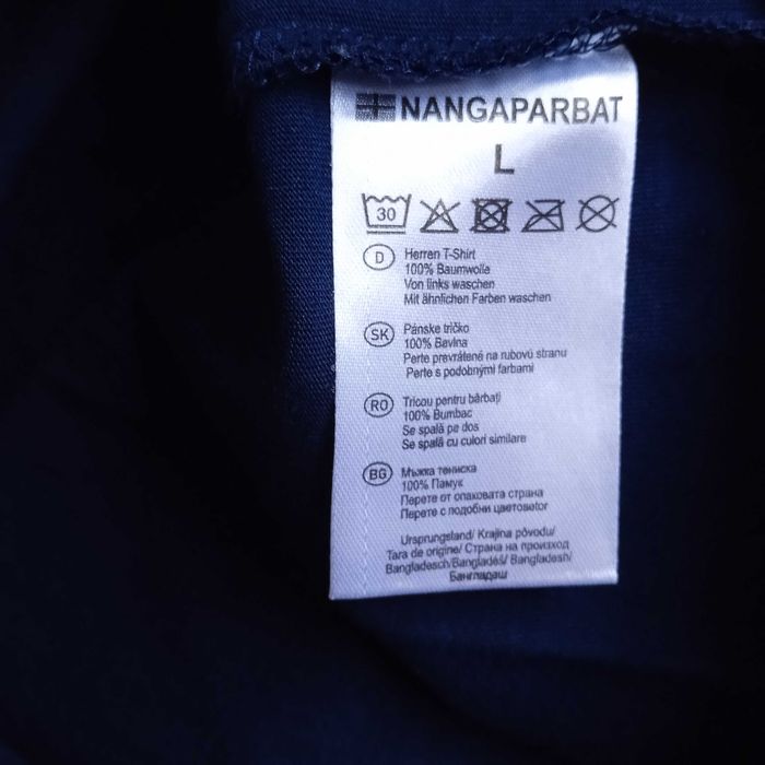 NANGAPARBAT L НОВА С ЕТИКЕТ оригинална тениска Navy blue T-shirt